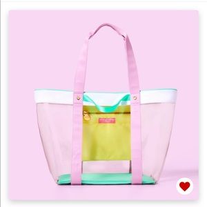 NWT Stony Clover Lane x Target transparent beach tote bag